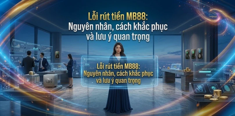 Lỗi rút tiền MB88 Nguyên nhân, cách khắc phục và lưu ý quan trọng