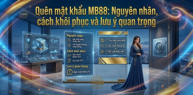 Quên mật khẩu MB88 Nguyên nhân, cách khôi phục và lưu ý quan trọng